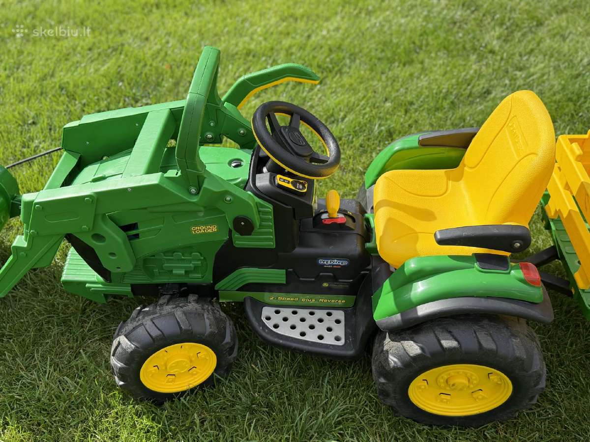 Peg Perego John Deere Ground Loader 12v+priekaba - nuotraukos Nr. 2