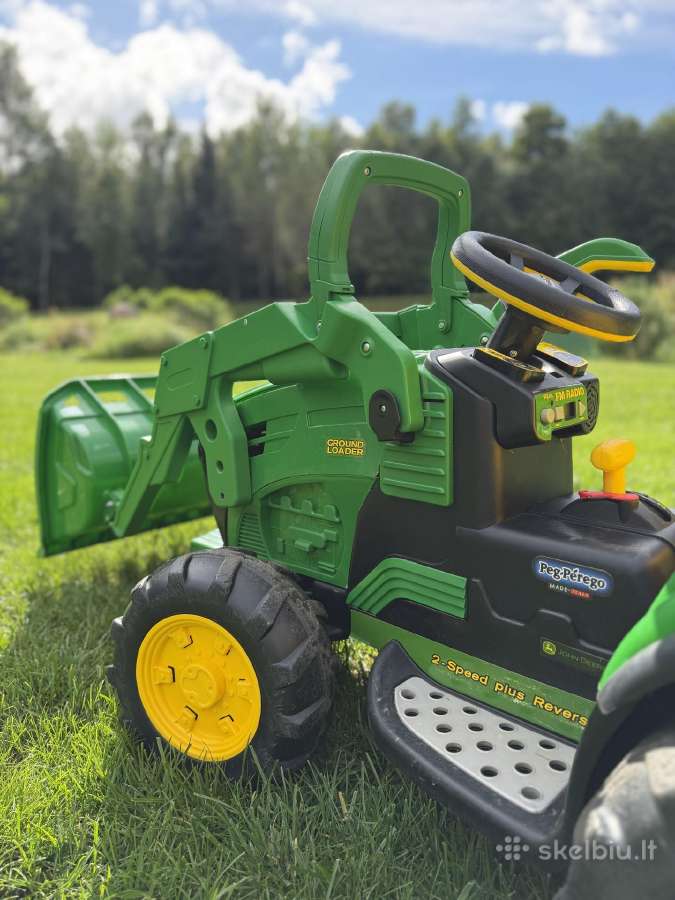 Peg Perego John Deere Ground Loader 12v+priekaba - nuotraukos Nr. 5
