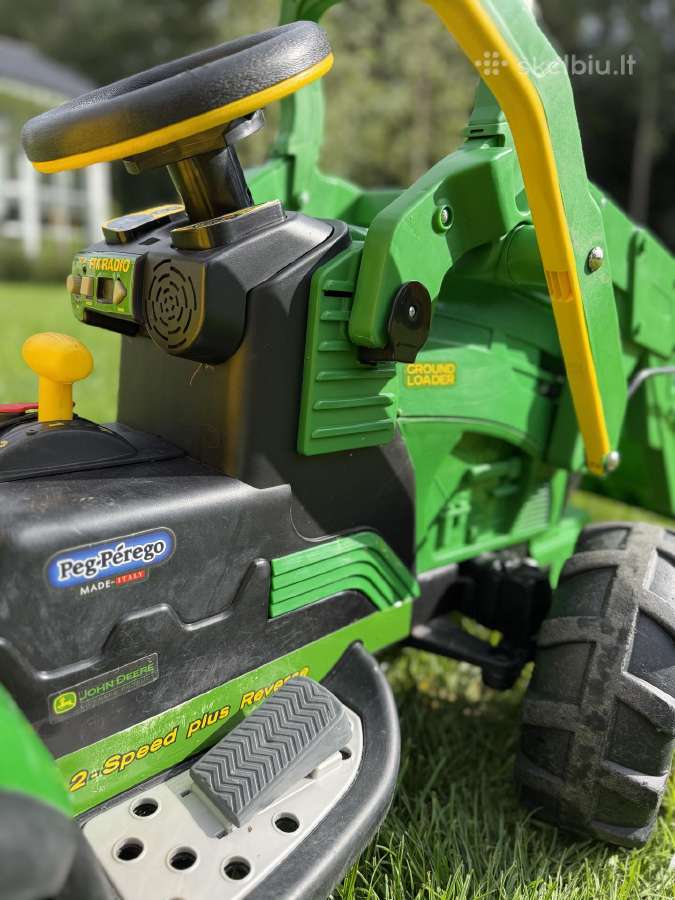 Peg Perego John Deere Ground Loader 12v+priekaba - nuotraukos Nr. 6