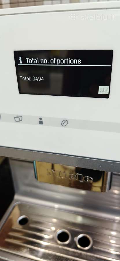 Miele cm 6350 kavos automatas su garantija - nuotraukos Nr. 10