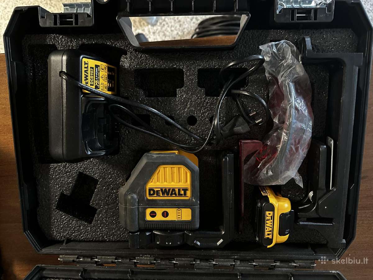 Kryžminis lazerinis nivelyras Dewalt - nuotraukos Nr. 2