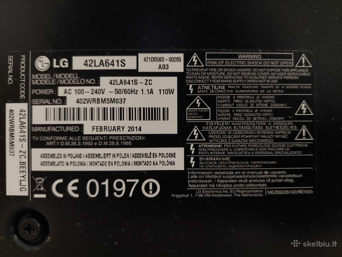 LG Smart TV 42 3D - nuotraukos Nr. 4