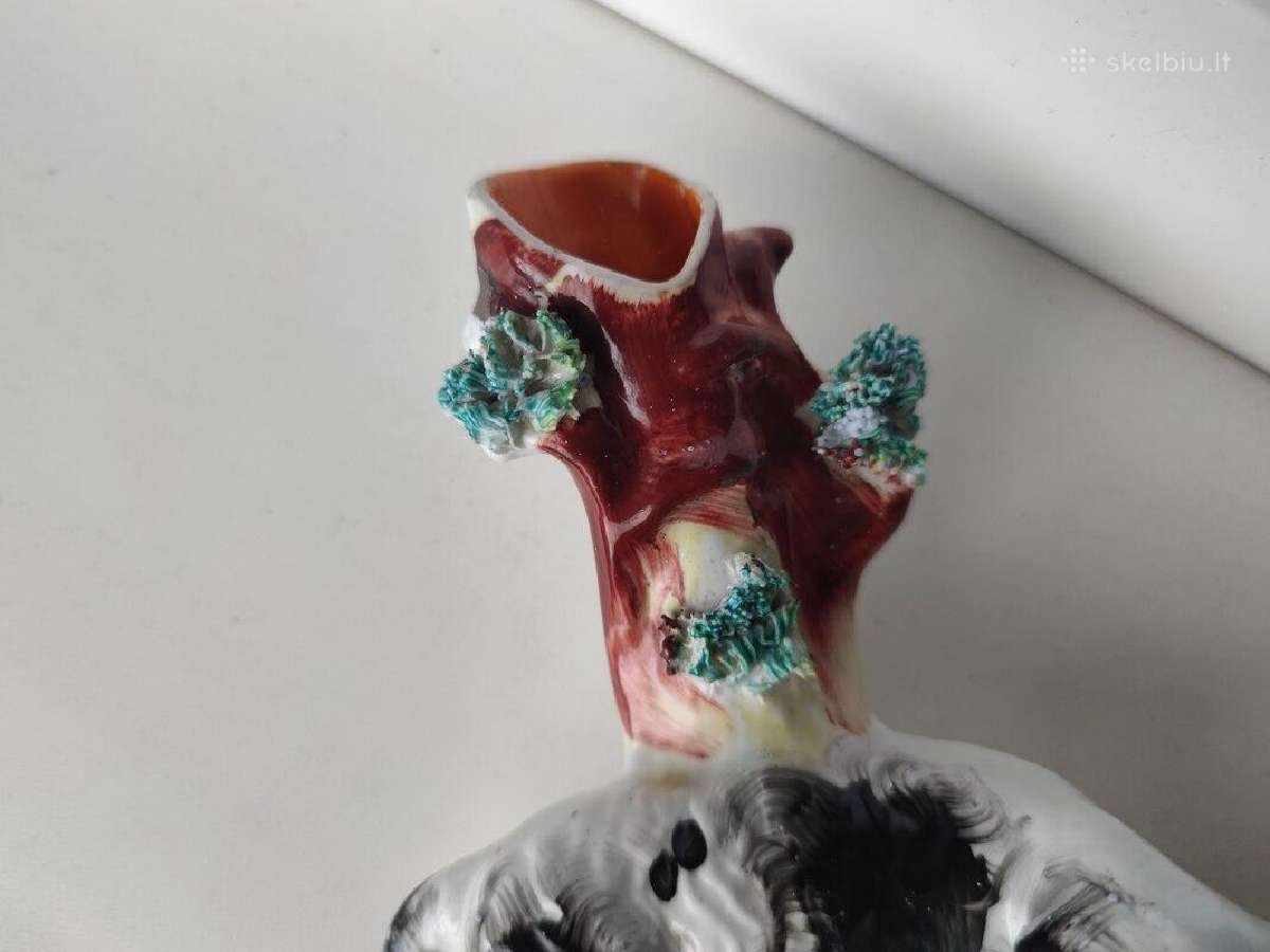 Angliška Staffordshire1850- 1860 m. statulėlė - nuotraukos Nr. 7