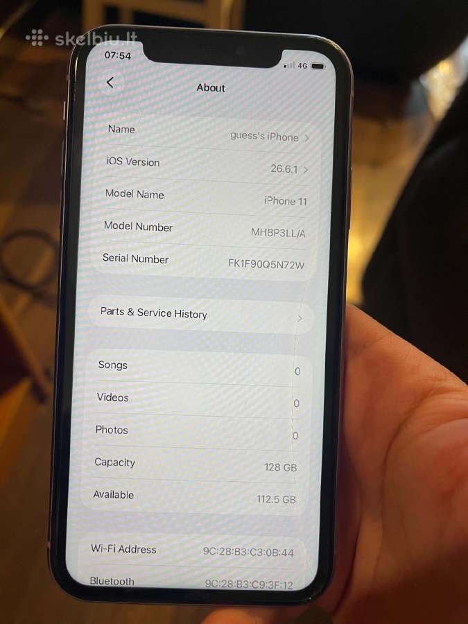 iPhone 11 128gb Purple - nuotraukos Nr. 4