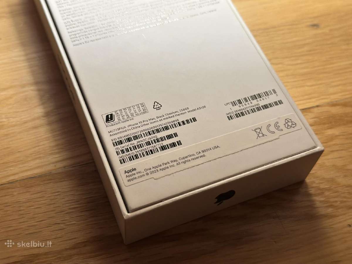 iPhone 15 Pro Max 256gb - nuotraukos Nr. 7
