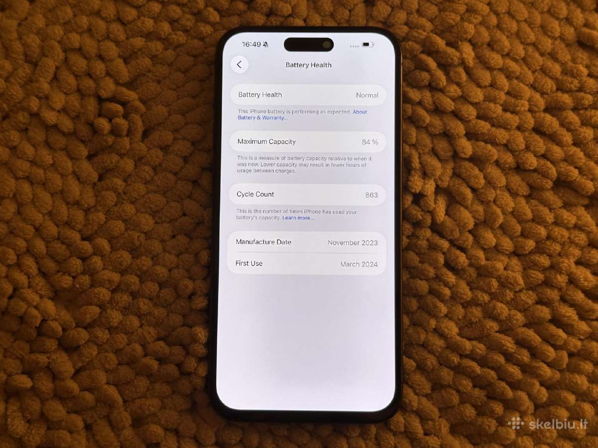 iPhone 15 Pro Max 256gb - nuotraukos Nr. 4