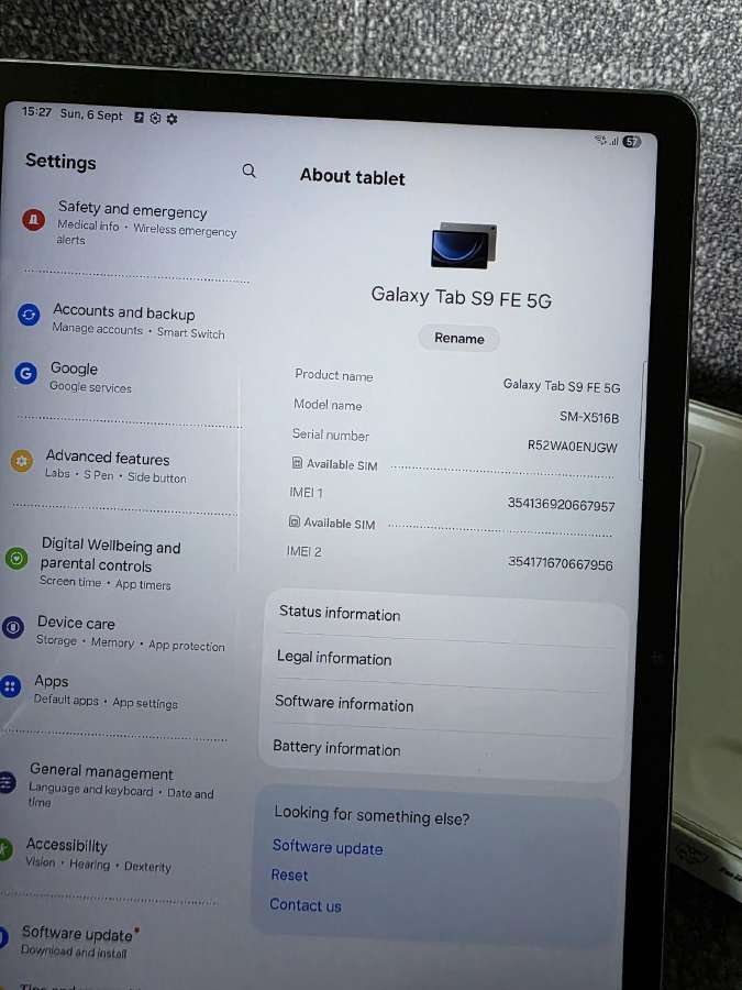 Samsung galaxy s9 Fe 5G 128gb - nuotraukos Nr. 7