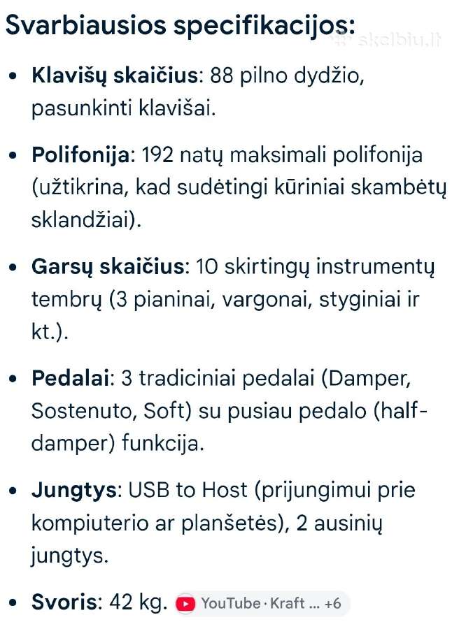 Labai kokybiškas pianinas Yamaha Arius Ydp-164 - nuotraukos Nr. 12