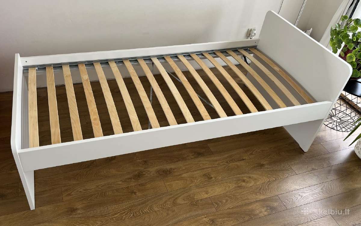 Ikea Slakt lova 90x200 ir čiužinys Malfors - nuotraukos Nr. 3