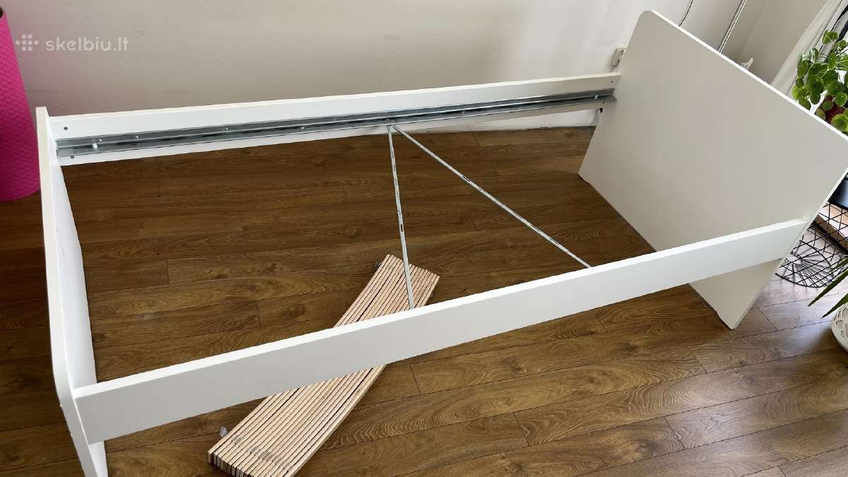 Ikea Slakt lova 90x200 ir čiužinys Malfors - nuotraukos Nr. 8
