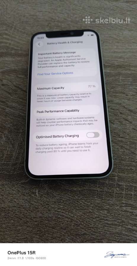iPhone 12 mini 64gb - nuotraukos Nr. 3
