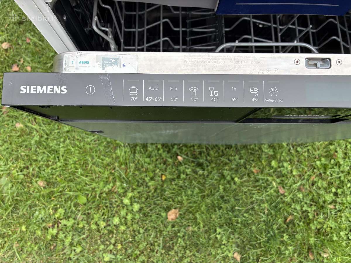 Indaplovė Siemens 60cm, garantija. - nuotraukos Nr. 2