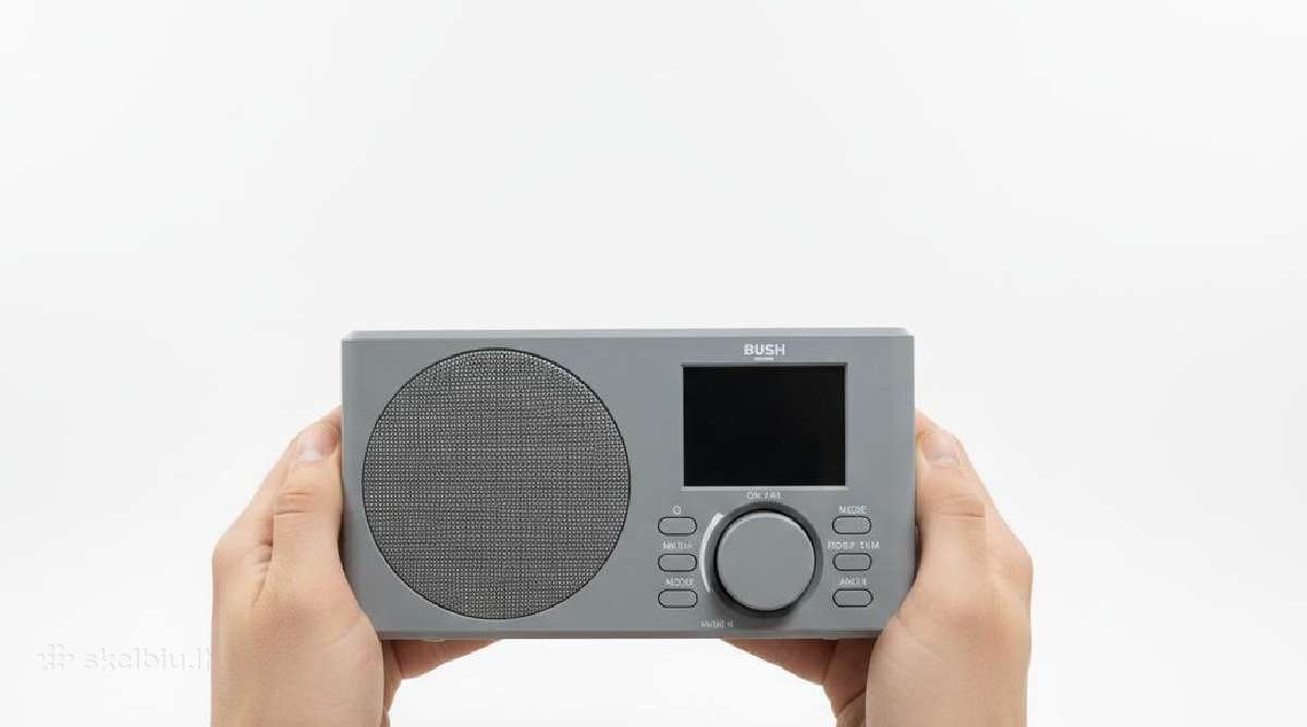 Nešiojamas radijas su žadintuvu Fm Bluetooth Dab+ - nuotraukos Nr. 2