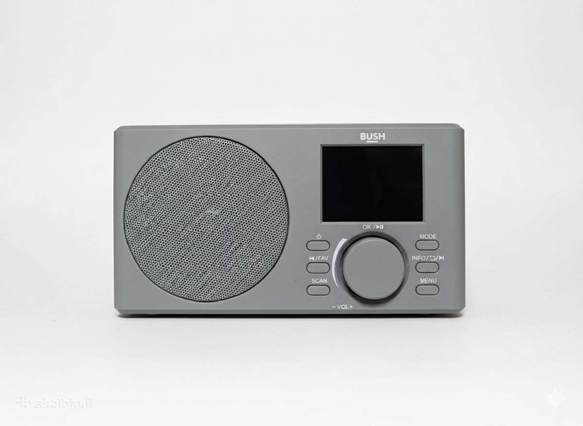 Nešiojamas radijas su žadintuvu Fm Bluetooth Dab+ - nuotraukos Nr. 9