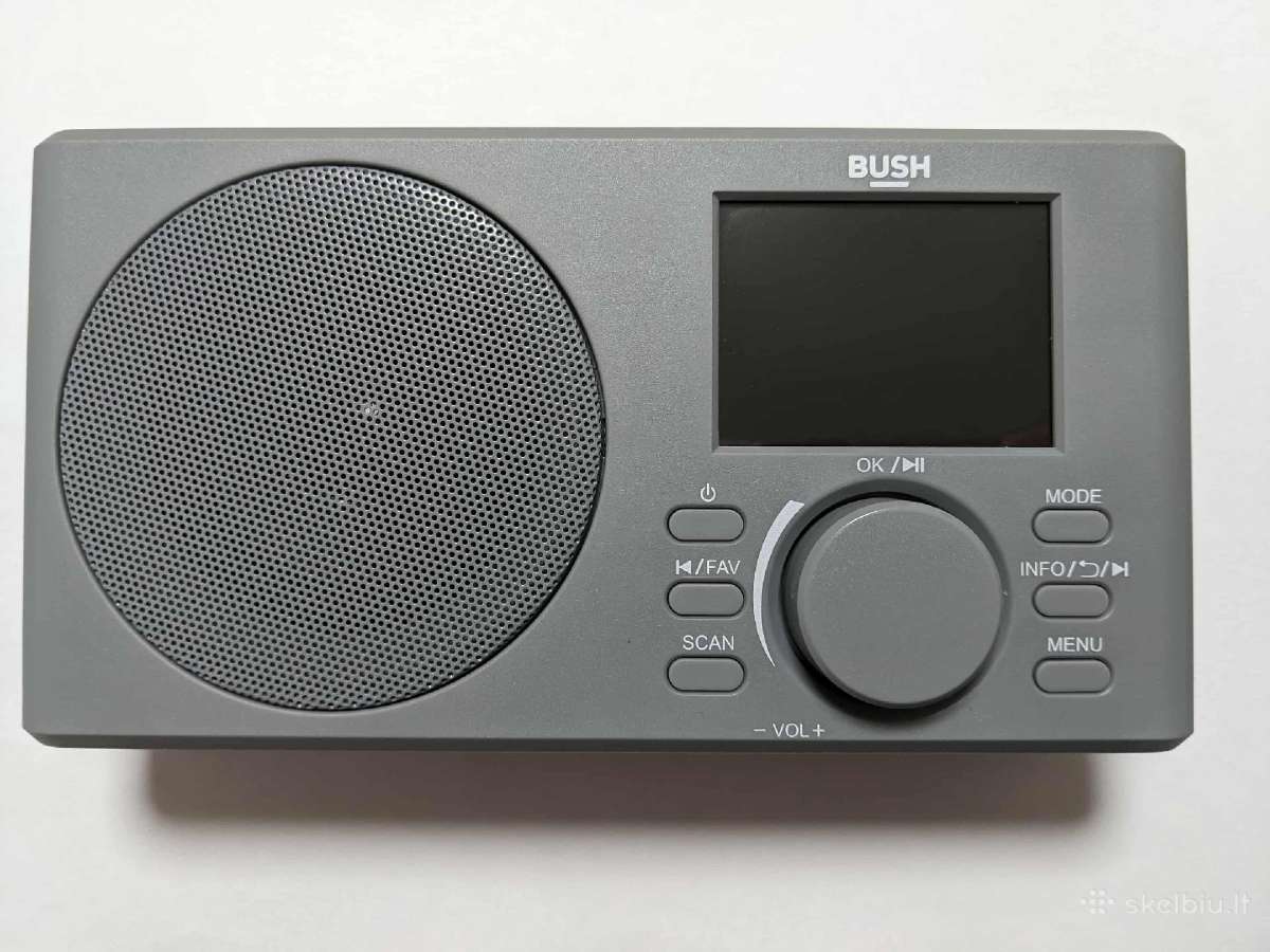 Nešiojamas radijas su žadintuvu Fm Bluetooth Dab+ - nuotraukos Nr. 10