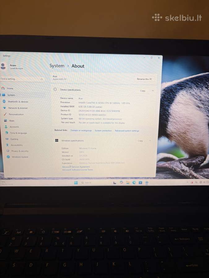 Acer Aspire 3 - nuotraukos Nr. 4
