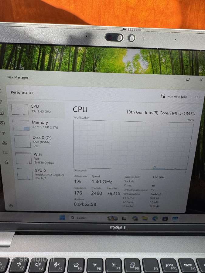 Dell Latitude 5440 i5-1345u/16gb RAM/512gb SSD - nuotraukos Nr. 9