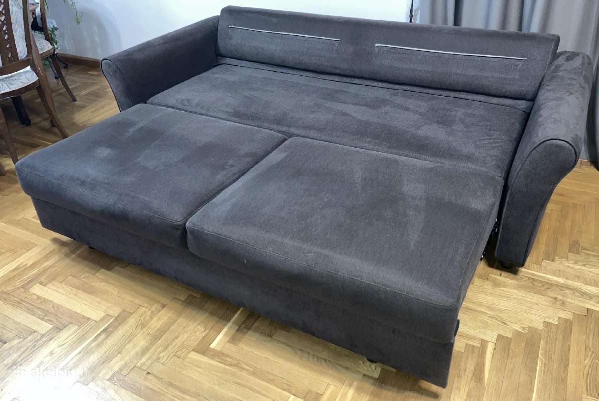 Trivietė sofa, miegama - nuotraukos Nr. 3