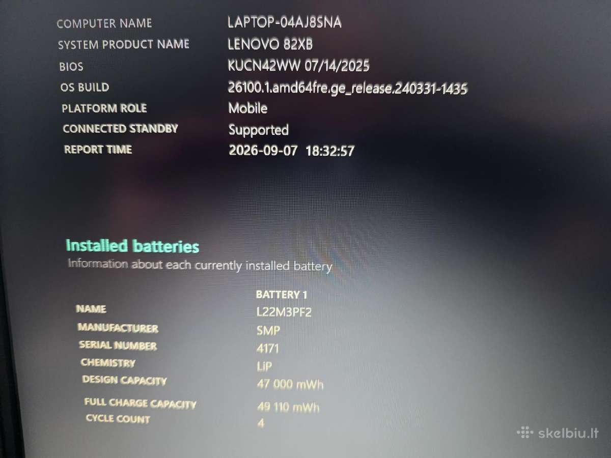Lenovo Ideapad Slim 3 15ian8 - nuotraukos Nr. 3
