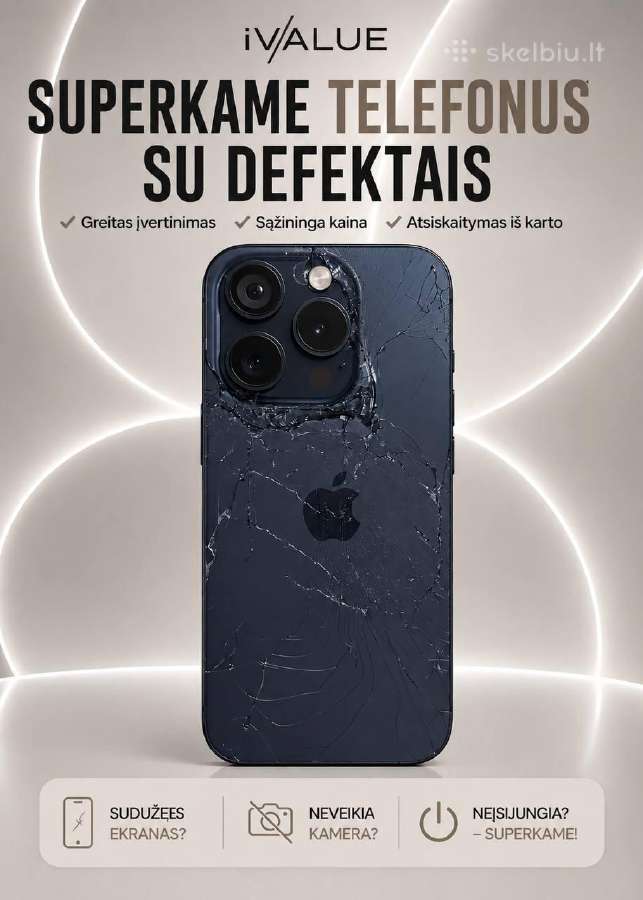 Perku iPhone Ir MacBook Su Defektais Arba Be - nuotraukos Nr. 3