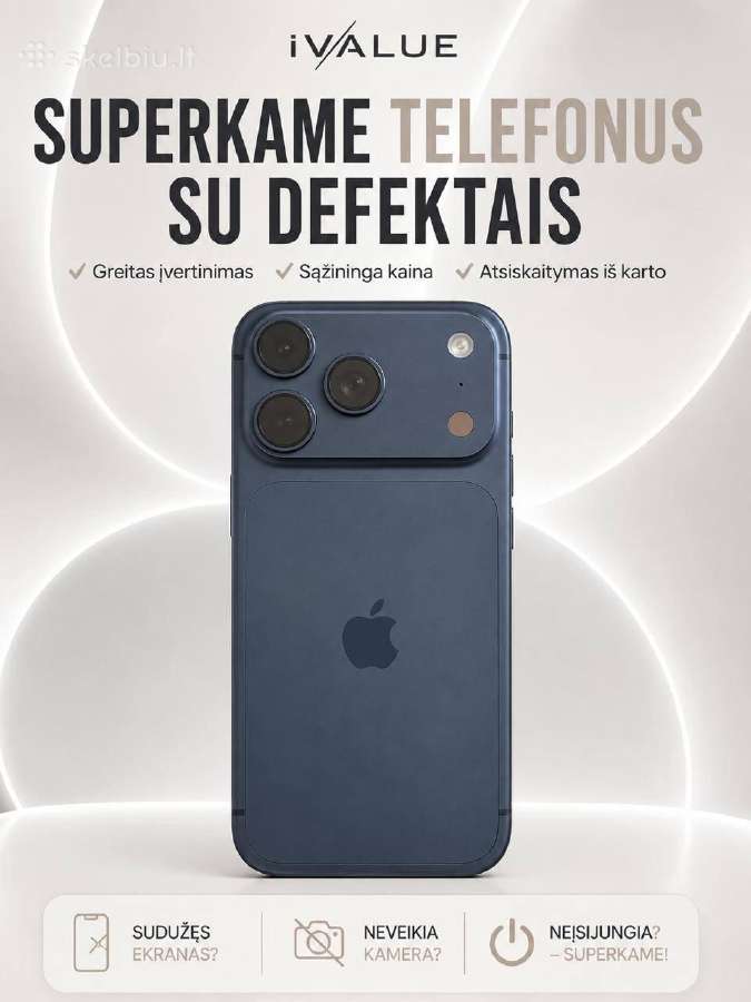 Perku iPhone Ir MacBook Su Defektais Arba Be - nuotraukos Nr. 4