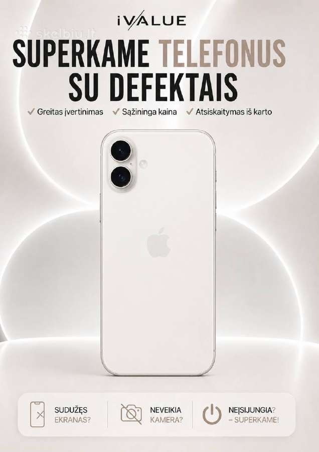 Perku iPhone Ir MacBook Su Defektais Arba Be - nuotraukos Nr. 5