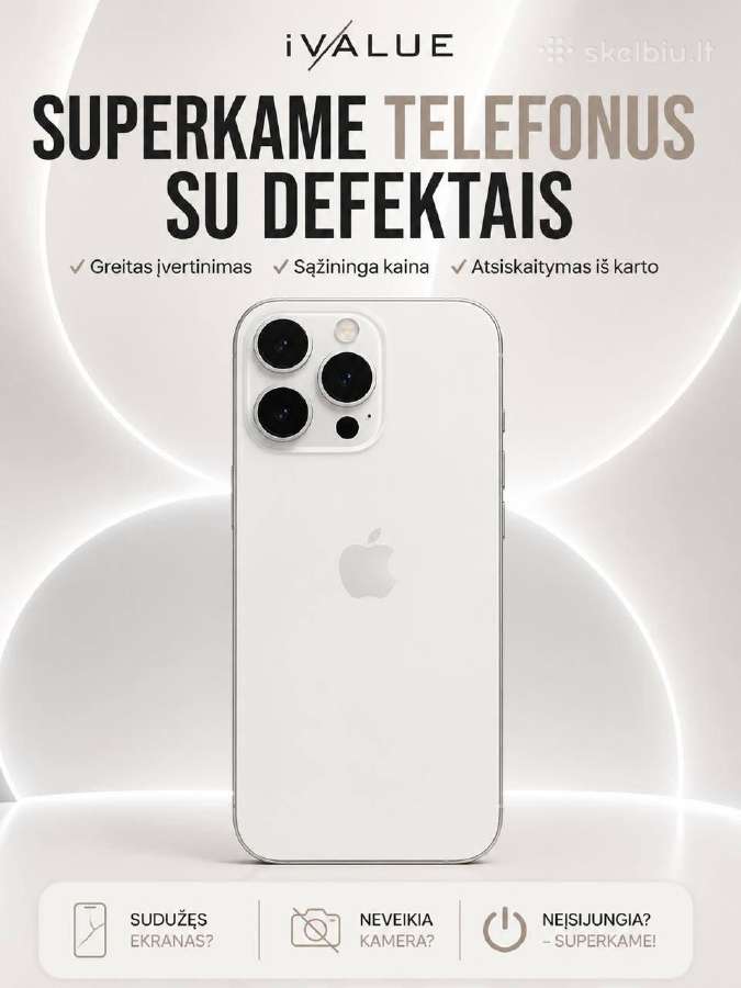 Perku iPhone Ir MacBook Su Defektais Arba Be - nuotraukos Nr. 6