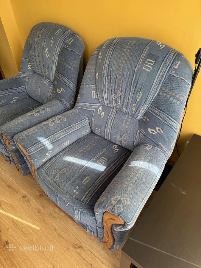 Du foteliai ir Ikea staliukas - nuotraukos Nr. 2