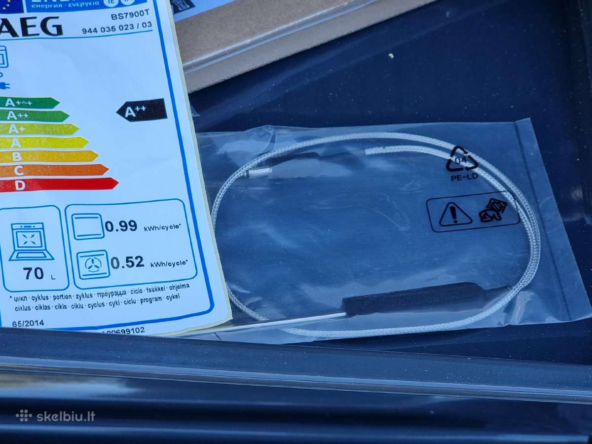 Nauja Aeg Bs7900t su garais Matinė +garantija - nuotraukos Nr. 22