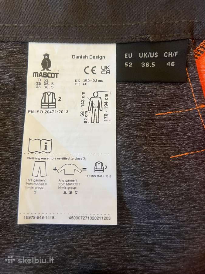 Naujomascot Safe Light Maitland darbinės kelnės - nuotraukos Nr. 9