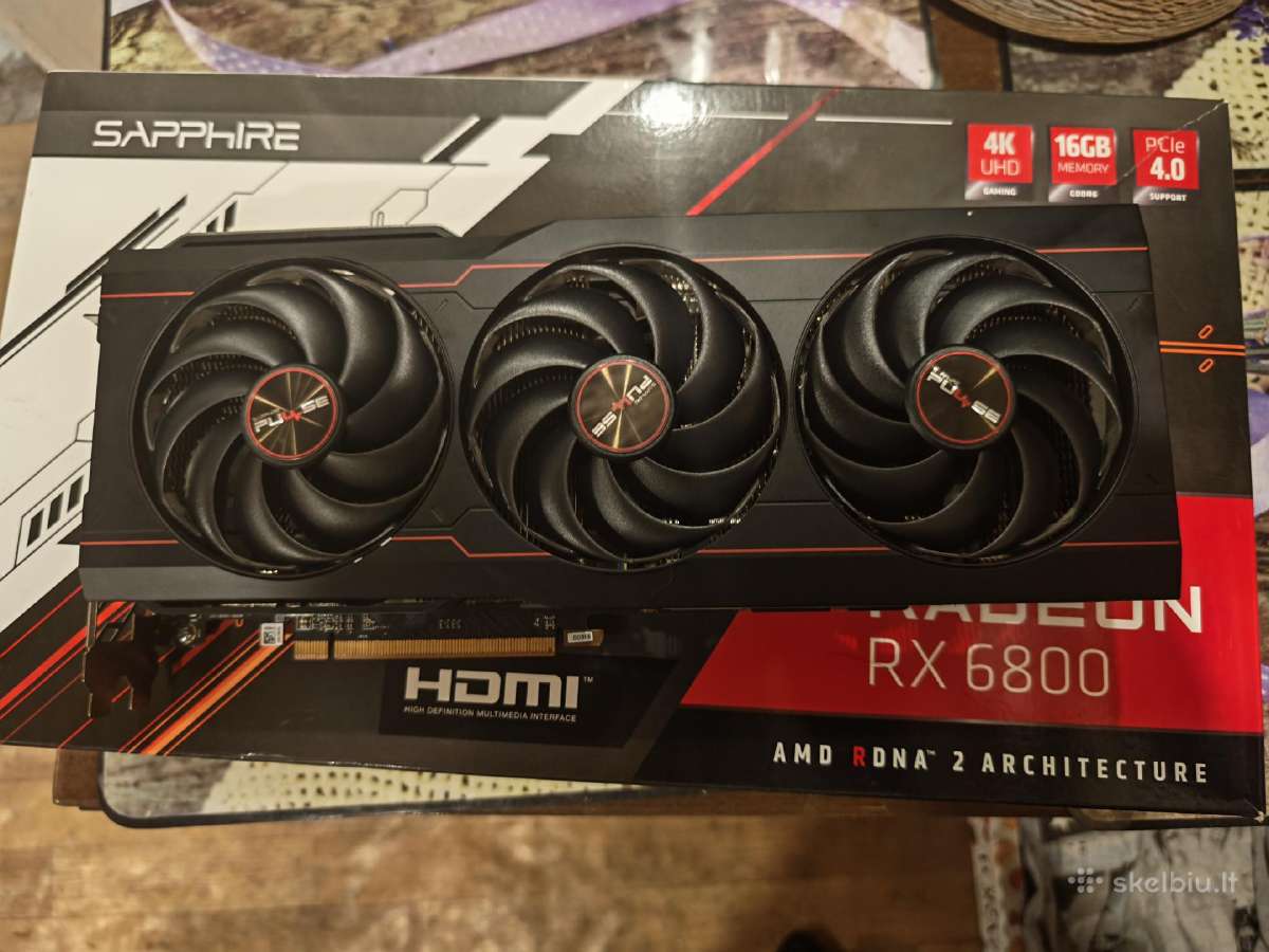 Rx 6800 16gb - nuotraukos Nr. 2