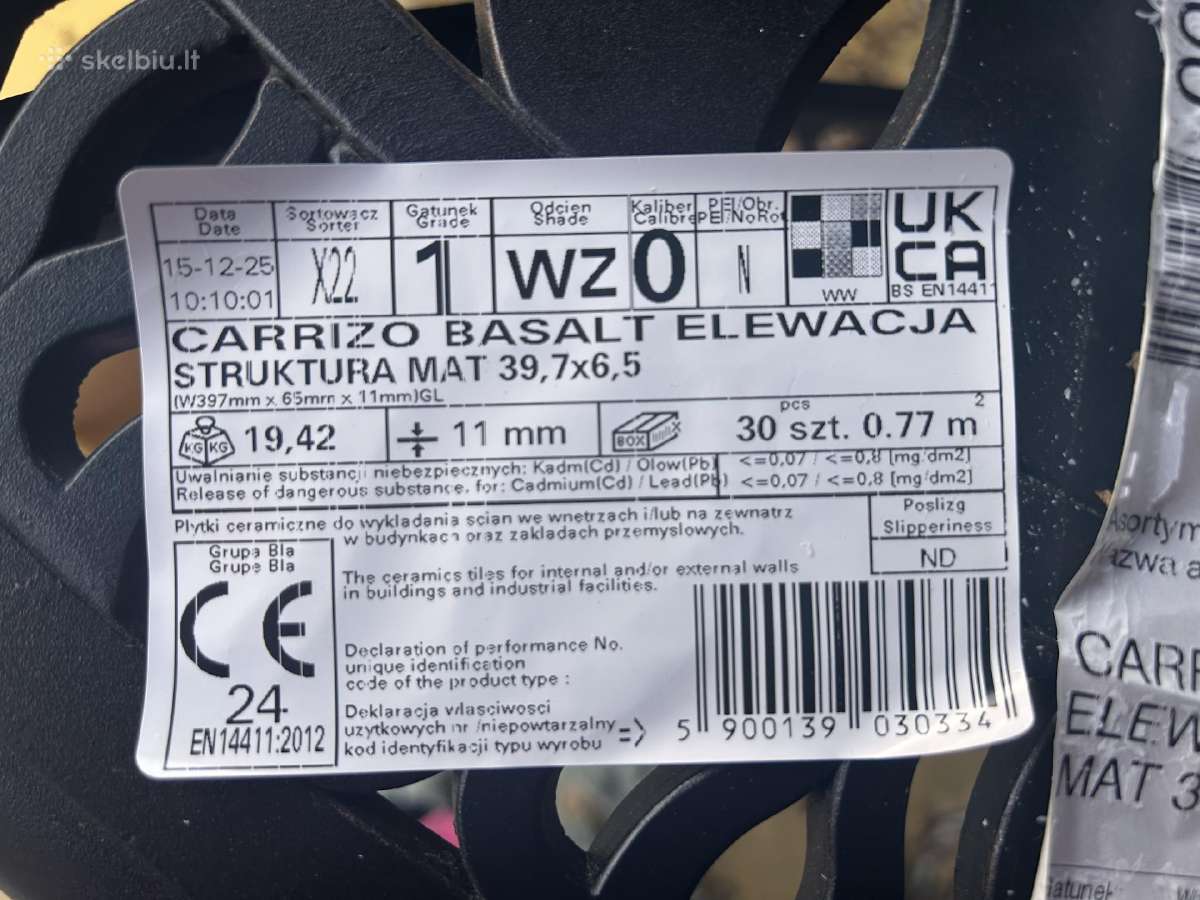 Carrizo Basalt Str Mat, klink. plytelė - nuotraukos Nr. 4