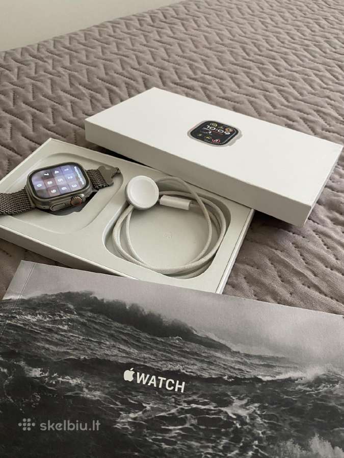Apple Watch Ultra 2 49 mm Natural Titanium – A2986 - nuotraukos Nr. 6