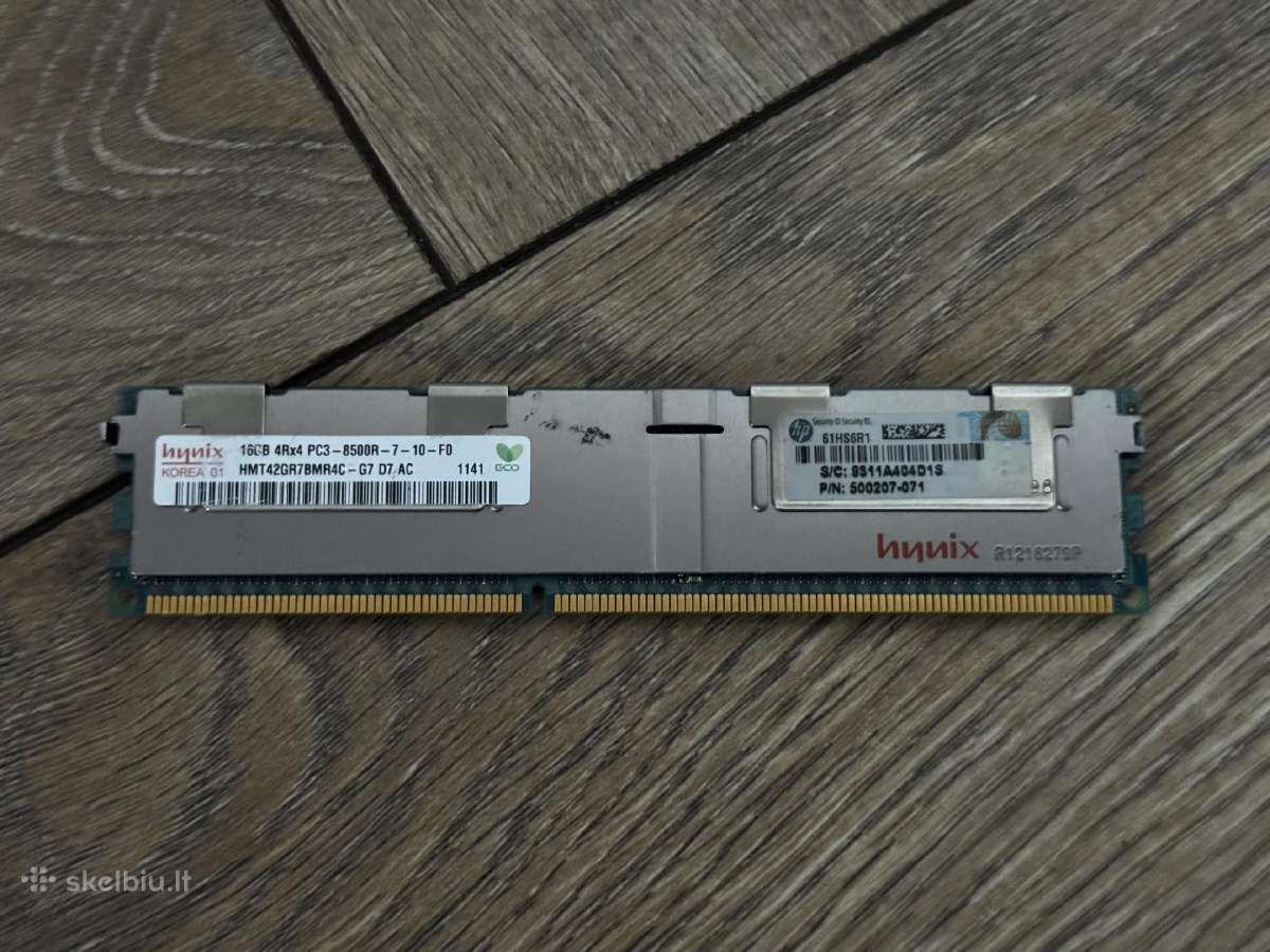 Sk Hynix 16gb Ddr3 - nuotraukos Nr. 3