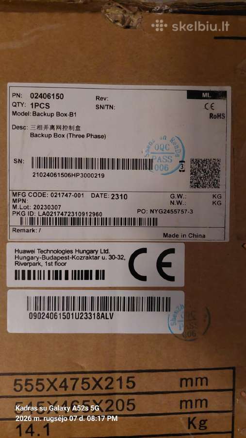 Huawei bacup box B1 - nuotraukos Nr. 19