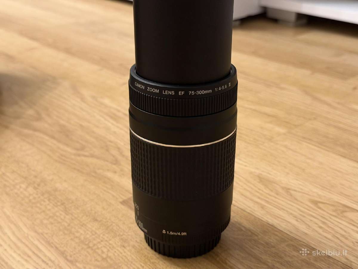 Canon Ef 75-300mm f/4-5.6 III objektyvas - nuotraukos Nr. 3