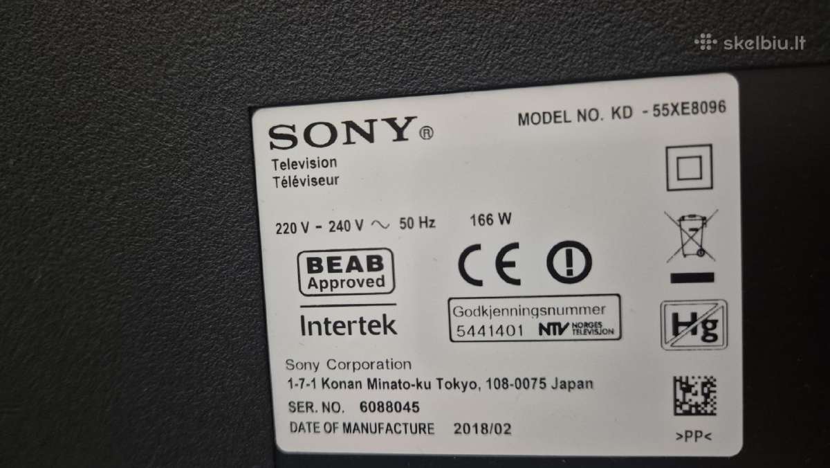 Sony Smart TV - nuotraukos Nr. 6