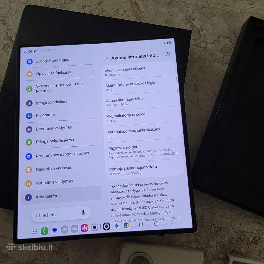 Parduodu Samsung Fold 6 512gb - nuotraukos Nr. 10