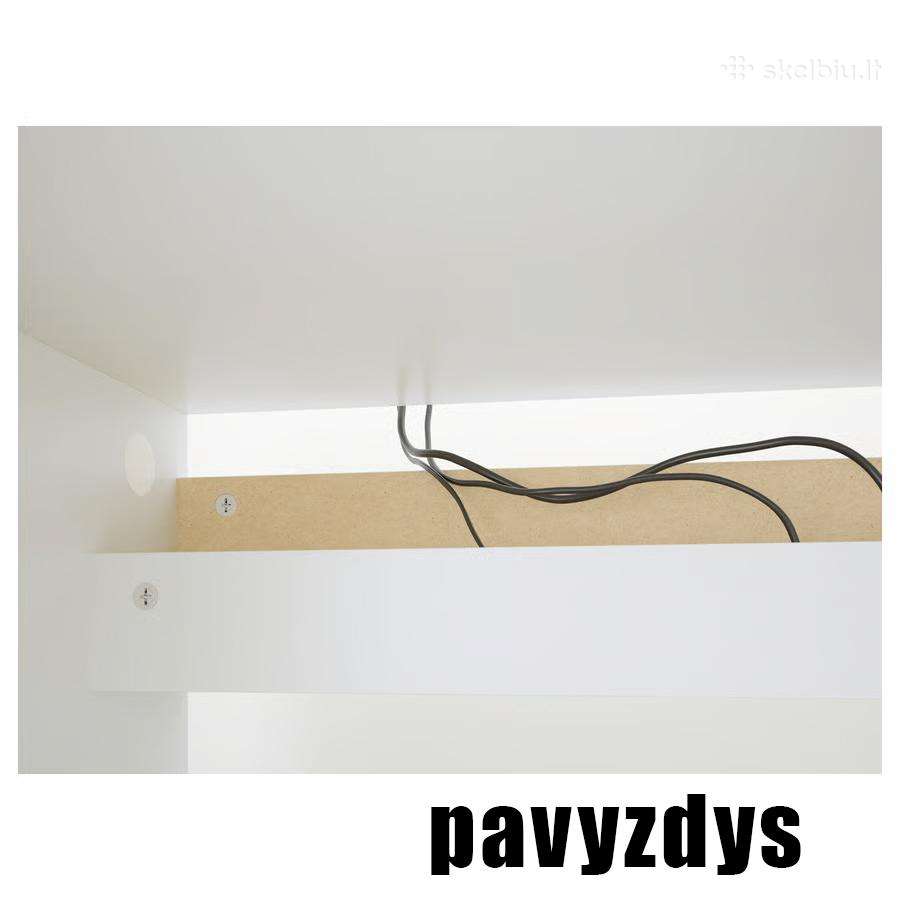 Malm Rašomasis stalas, balta, 140x65 cm 73cm - nuotraukos Nr. 5