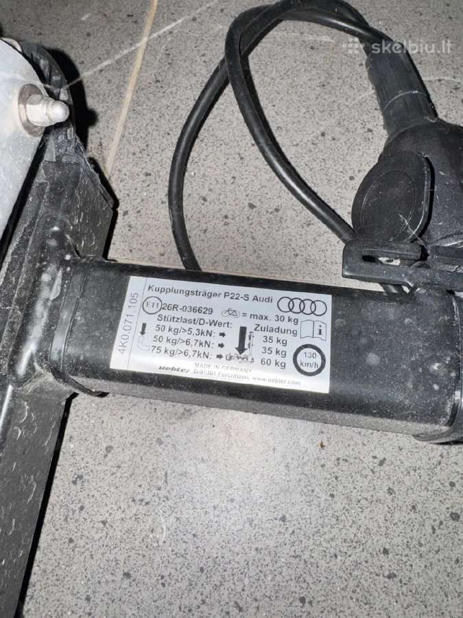 Oroginalus Audi dviračių laikiklis - nuotraukos Nr. 2