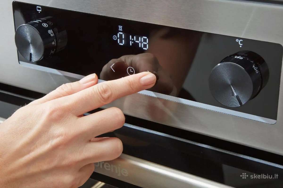 Nauja Gorenje 60 cm elektrinė viryklė 71l - nuotraukos Nr. 5