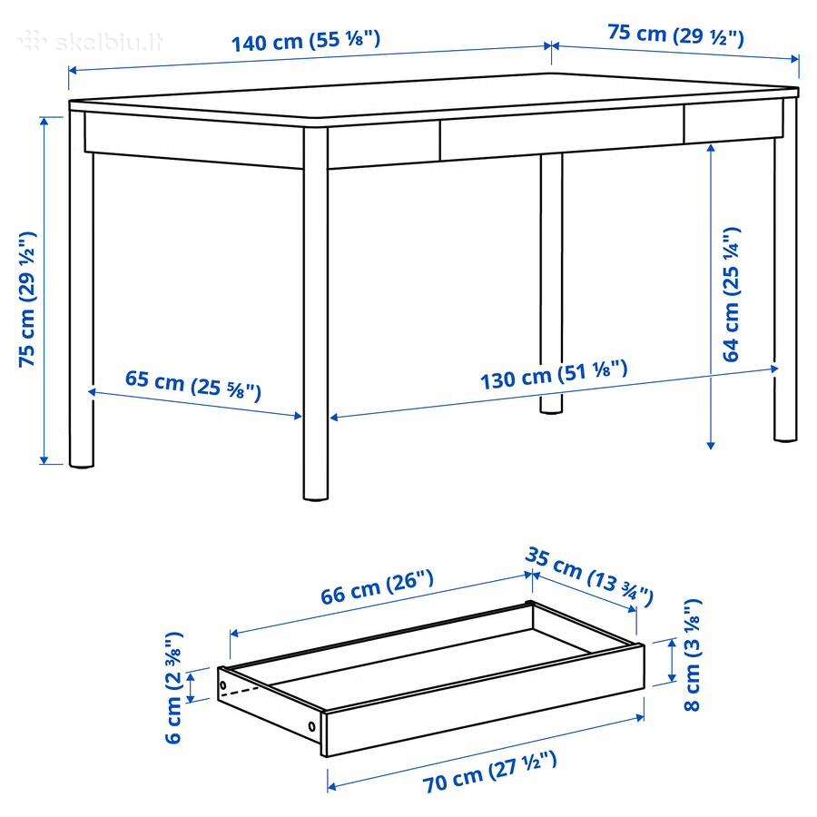 Tonstad ikea rasomasis stalas - nuotraukos Nr. 4