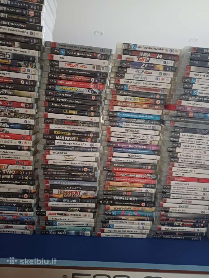 PS3 zaidimu kolekcija skaitom aprasyma - nuotraukos Nr. 3