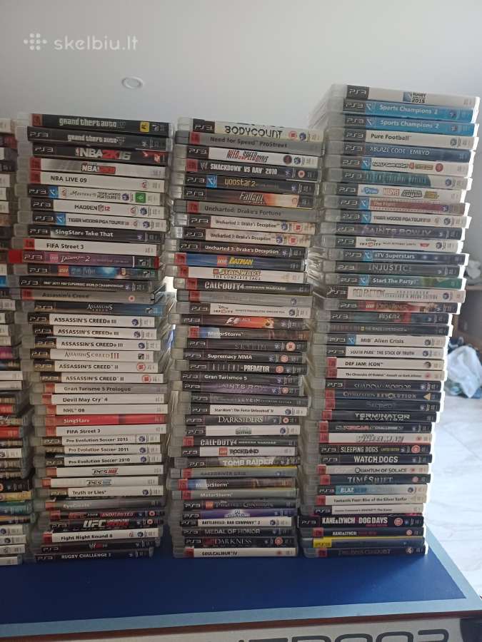 PS3 zaidimu kolekcija skaitom aprasyma - nuotraukos Nr. 4