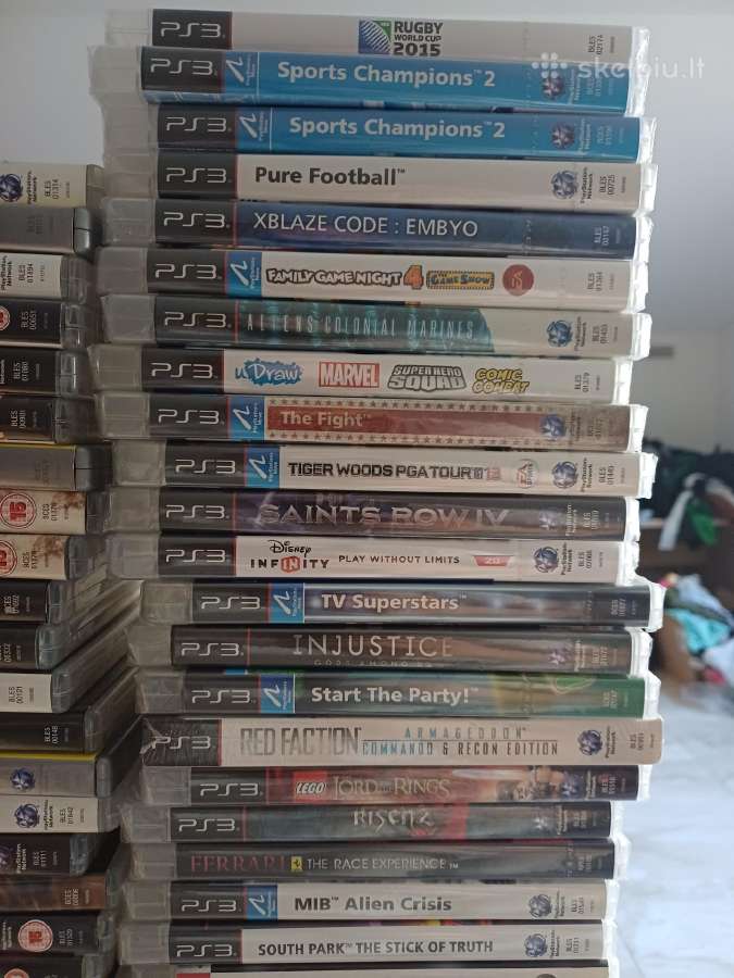 PS3 zaidimu kolekcija skaitom aprasyma - nuotraukos Nr. 5