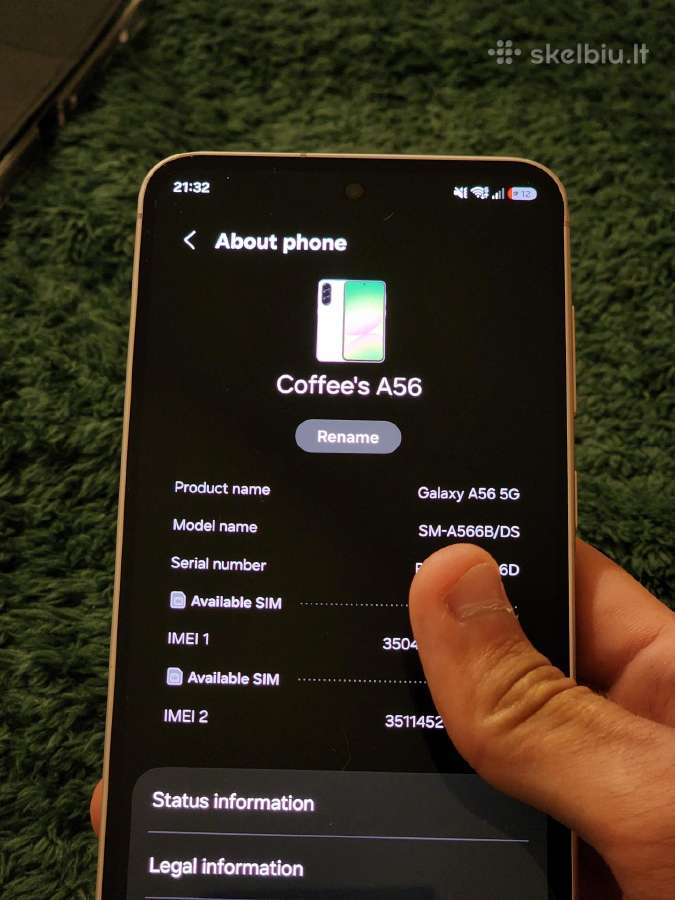 Samsung Galaxy a56 5G 8/256 GB - nuotraukos Nr. 2