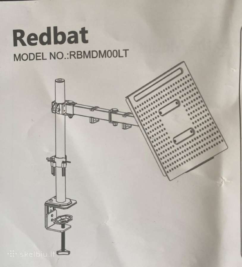 Kompiuterio ir monitoriaus laikiklis Redbat - nuotraukos Nr. 4