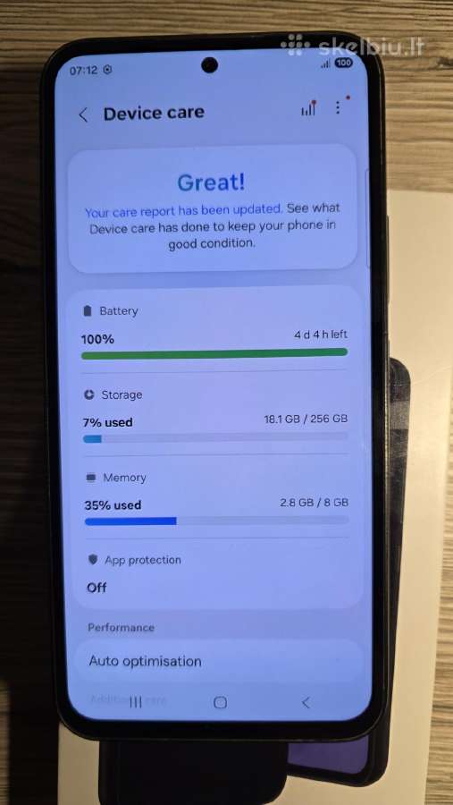 Samsung galaxy a54 8/256gb - nuotraukos Nr. 3