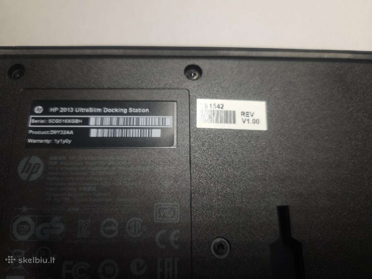 Hp Elitebook 820 G3 16 GB(RAM) 256 GB(SSD) Hp Dock - nuotraukos Nr. 10