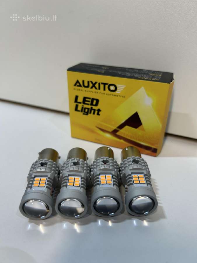 Auxito LED Cambus posūkių lemputės Bau15s Py21w - nuotraukos Nr. 2
